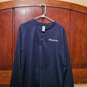 Snap On Mens Long Sleeve Breathable Long Sleeve Tee Size Large